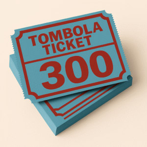 300 tickets de tombola